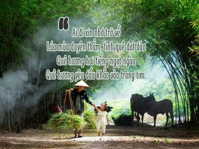 Thơ Lục Bát Về Quê Hương -  Những Vần Thơ Gợi Nhớ Mái Nhà Xưa Gallery 2