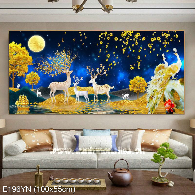 Tranh Hươu Tài Lộc: Mang May Mắn Và Thịnh Vượng Vào Nhà Gallery 1