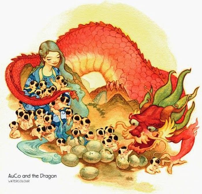 Tranh Vẽ Con Rồng Gallery 2