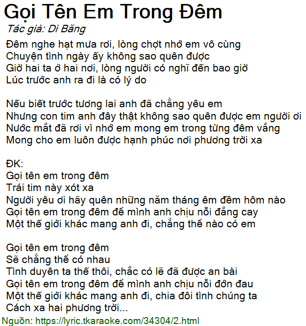 Gọi Tên Em Trong Đêm Gallery 1