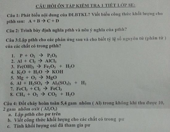 Ý nghĩa của phương trình hóa học Gallery 2