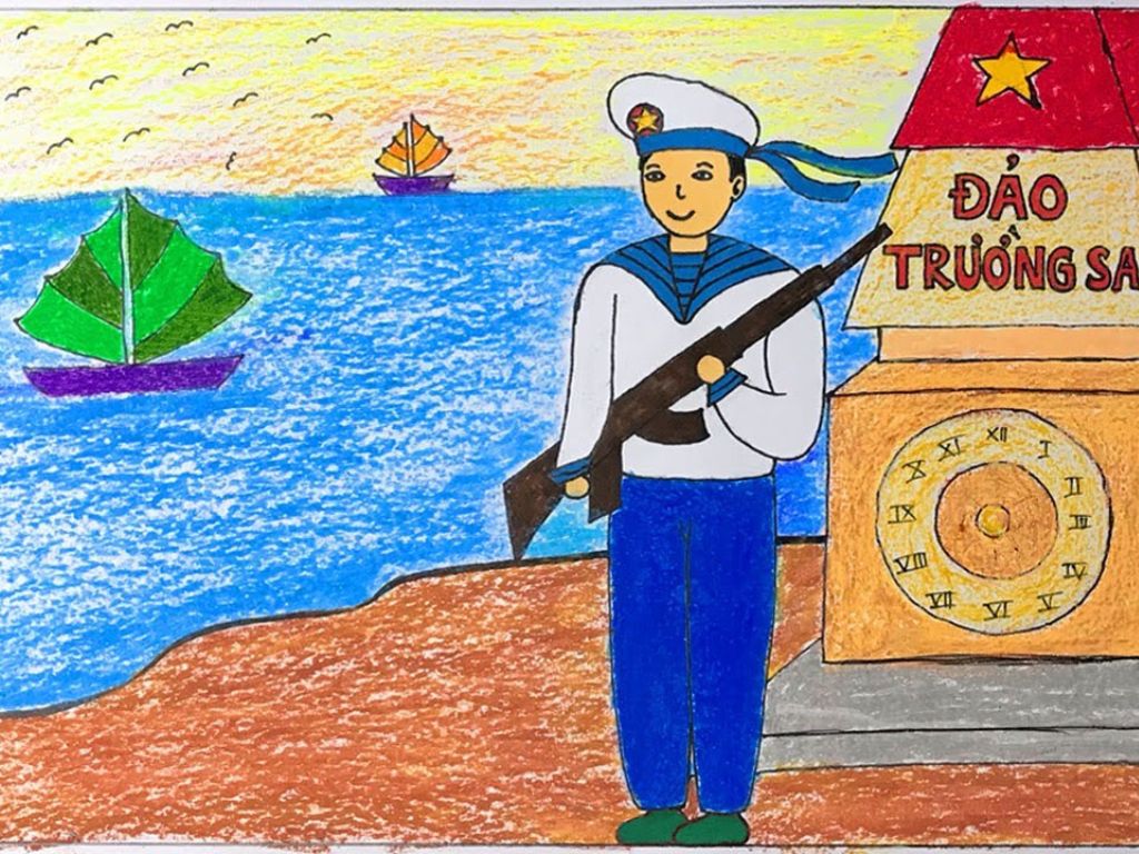 Hình Vẽ Chú Bộ Đội Hải Quân Gallery 1