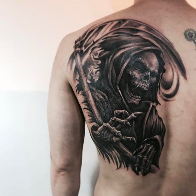 Hình Xăm Thần Chết: Ý Nghĩa, Mẫu Hình Đẹp & Hướng Dẫn Gallery 1