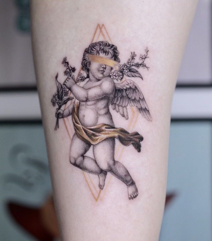 Hình Xăm Thiên Thần Có Cánh Gallery 1