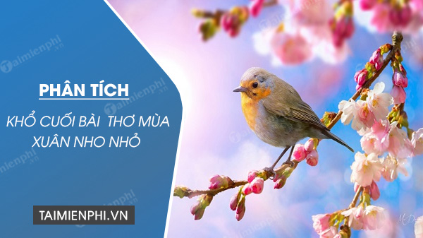 Phân tích khổ cuối bài Mùa xuân nho nhỏ Gallery 1