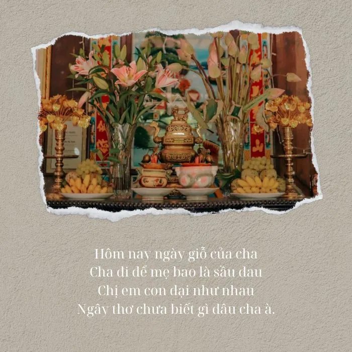 Ngày Giỗ Nhớ Cha: Lời Vọng Gửi Gắm Tình Yêu Thương Vô Bờ Bến Gallery 2
