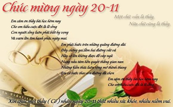 Thơ về Ngày Nhà giáo Việt Nam 20tháng 11 Gallery 2