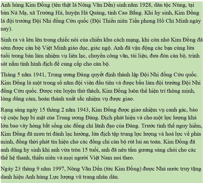 Truyện Kim Đồng: Anh hùng thiếu niên dũng cảm Gallery 2