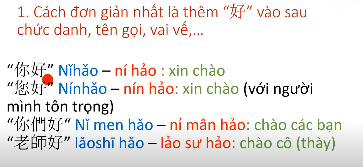 Ni hảo là tiếng gì? Gallery 1
