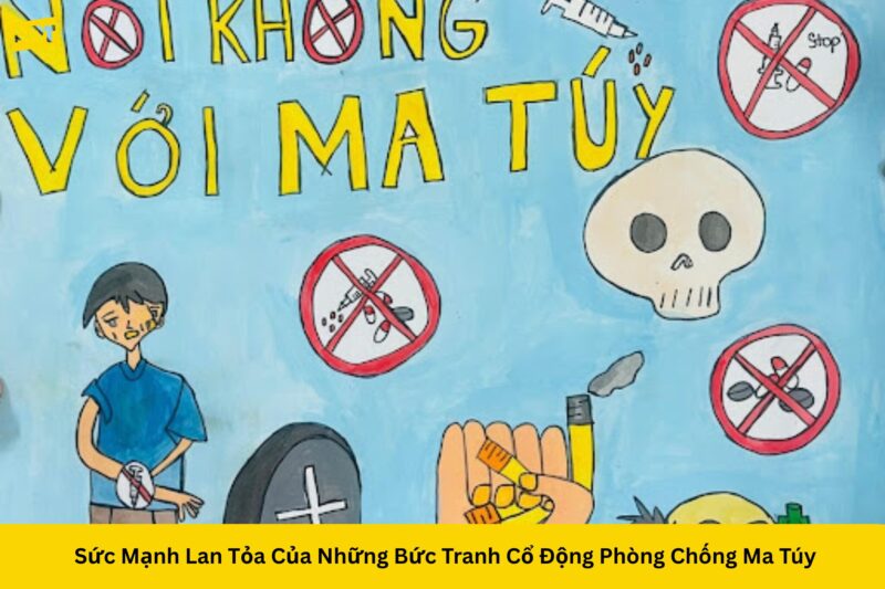 Tranh cổ động phòng chống ma túy đơn giản Gallery 1