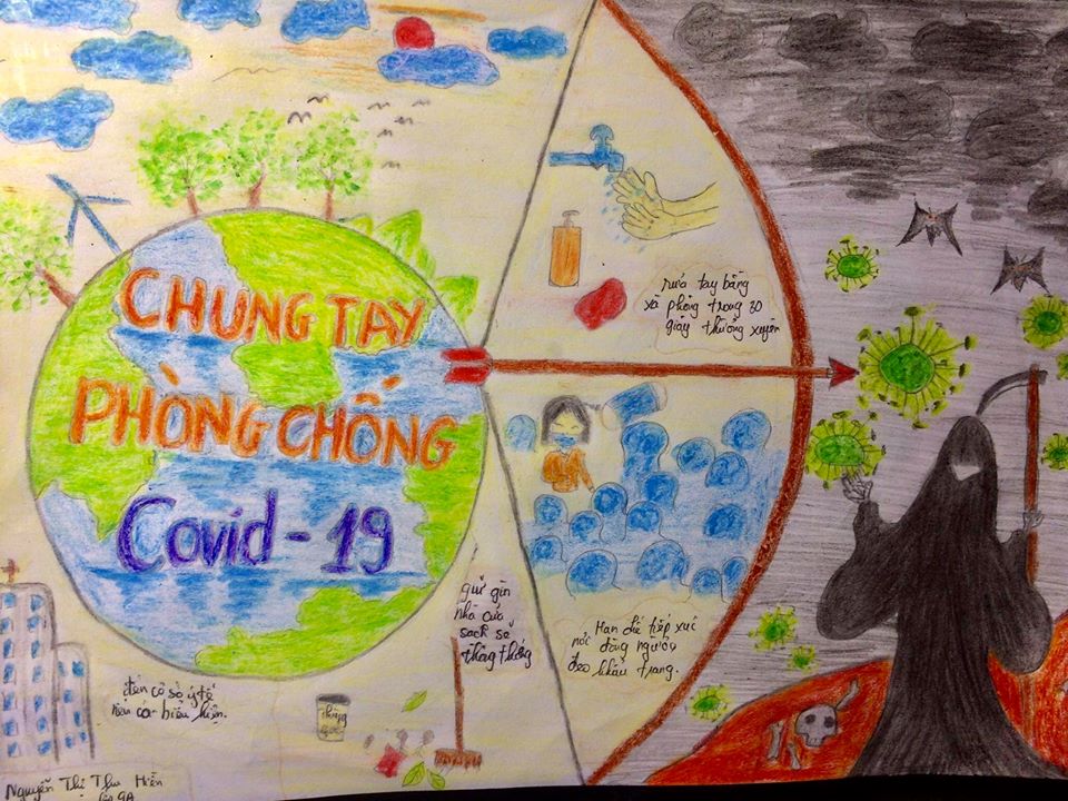 Em Hãy Vẽ Một Bức Tranh Mang Thông Điệp Yêu Thương Con Người Để Giới Thiệu Với Bạn Bè Và Thầy Cô Gallery 1