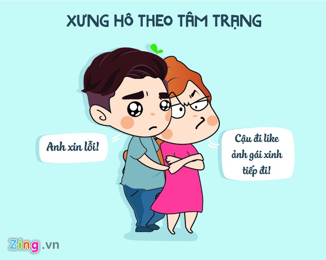 Yêu bằng tuổi xưng hô thế nào?