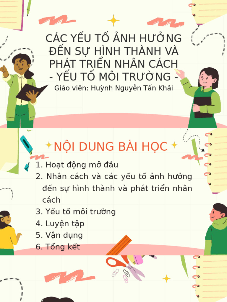Sự Hình Thành và Phát Triển Nhân Cách Gallery 1