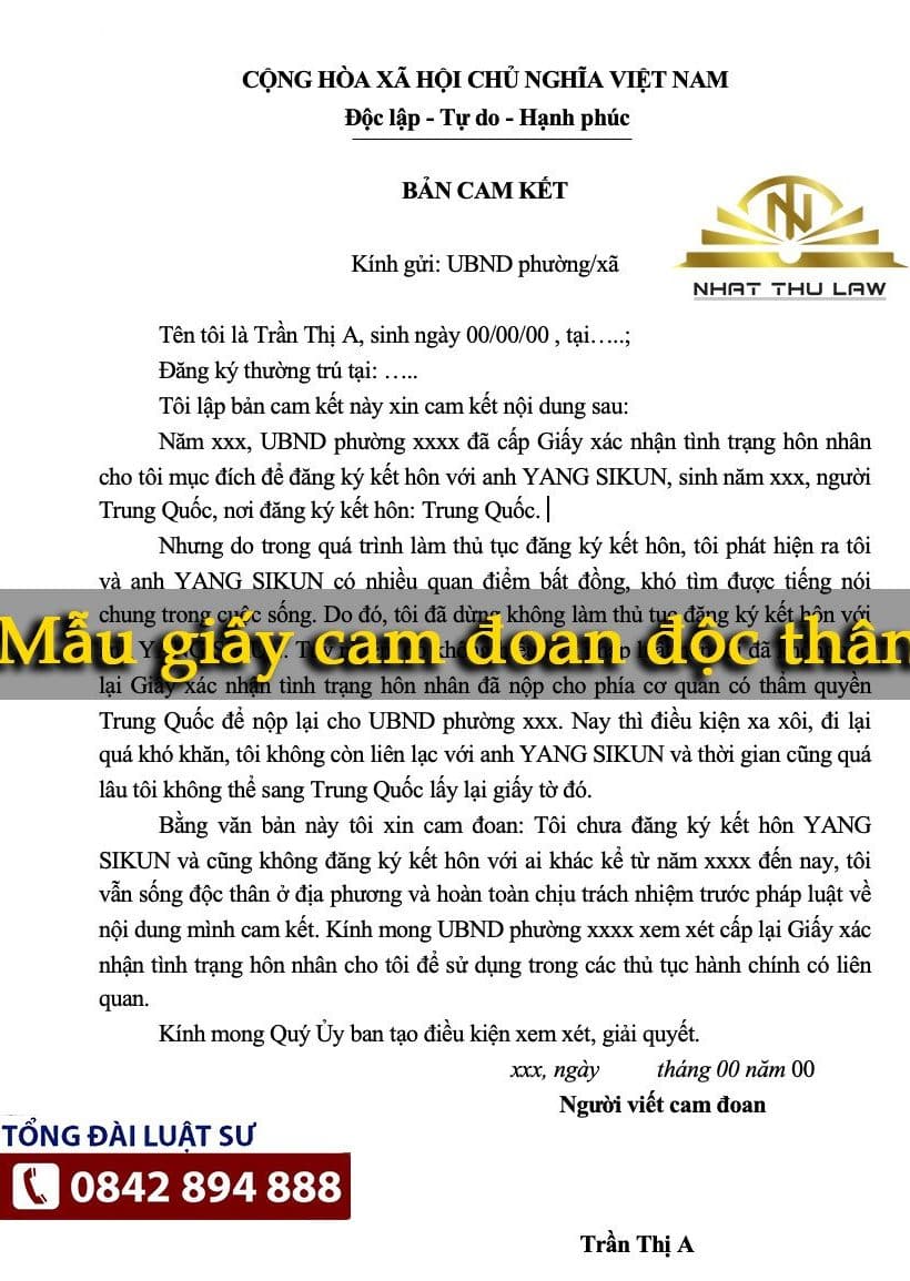 Mẫu Giấy Cam Đoan Chi Tiết và Chuẩn SEO Gallery 2