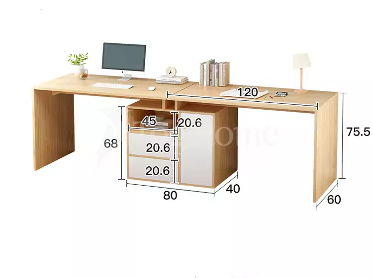 Mẫu Bàn Học Đôi:  Chọn Bàn Học Đôi Phù Hợp Cho Gia Đình Bạn Gallery 2