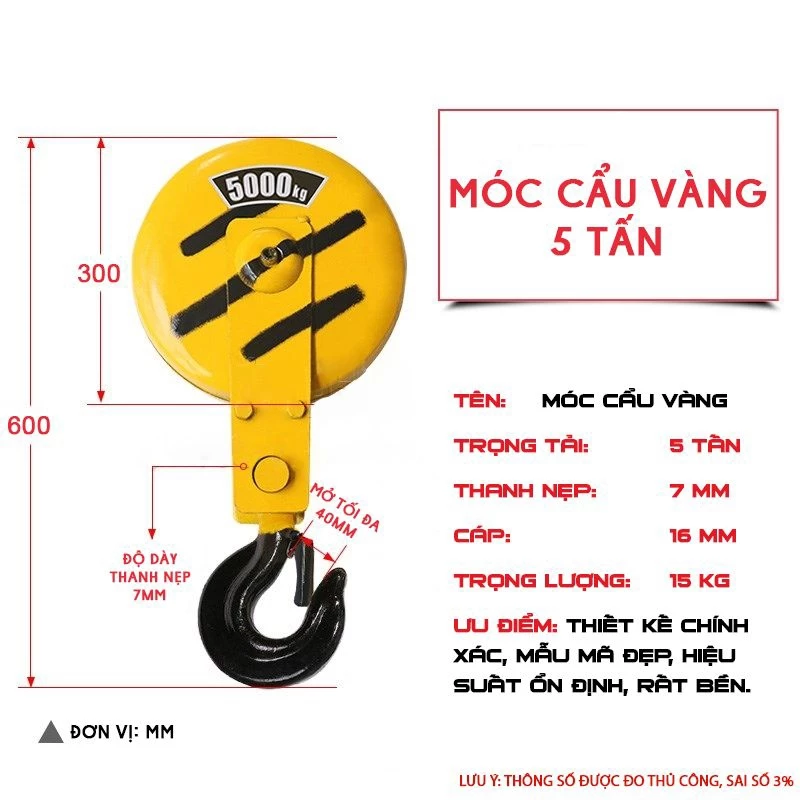 Móc Cẩu 5 Tấn: Thông Tin Chi Tiết và Lựa Chọn Gallery 2