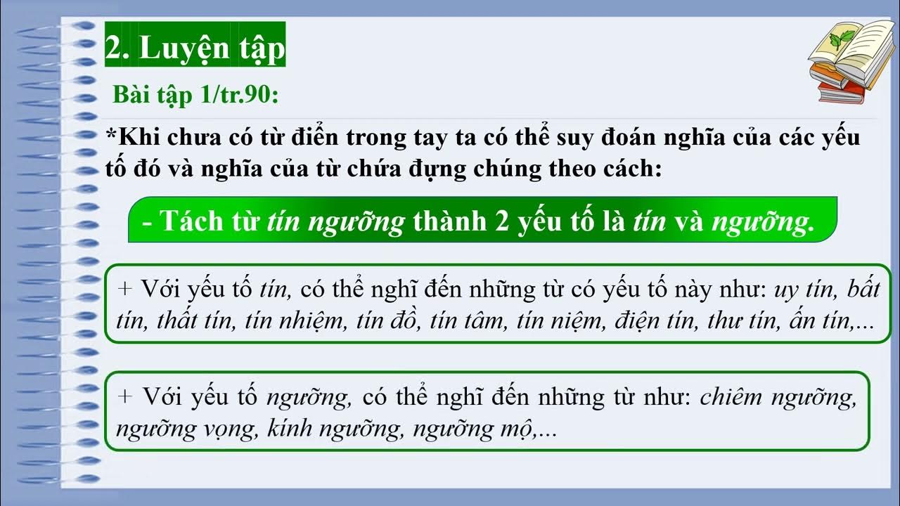 Nghĩa của một số yếu tố Hán Việt thông dụng và nghĩa của những từ có yếu tố Hán Việt Gallery 1