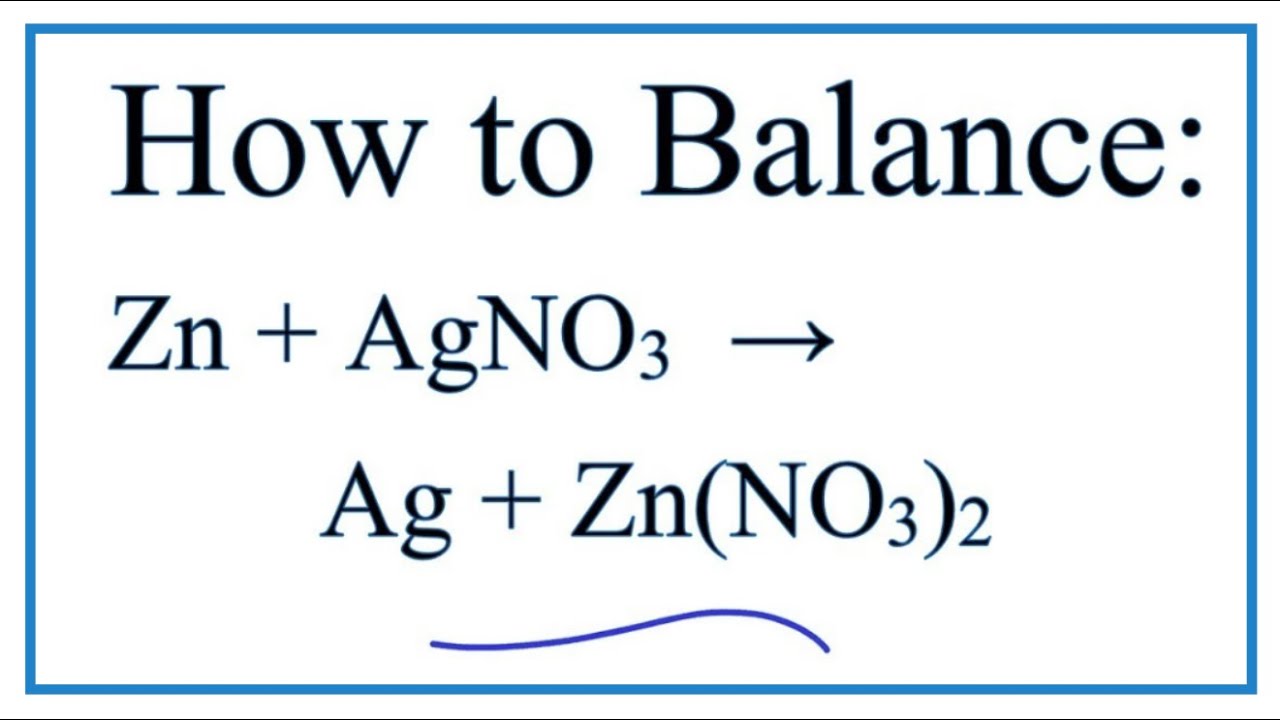 Phản ứng Zn + AgNO3