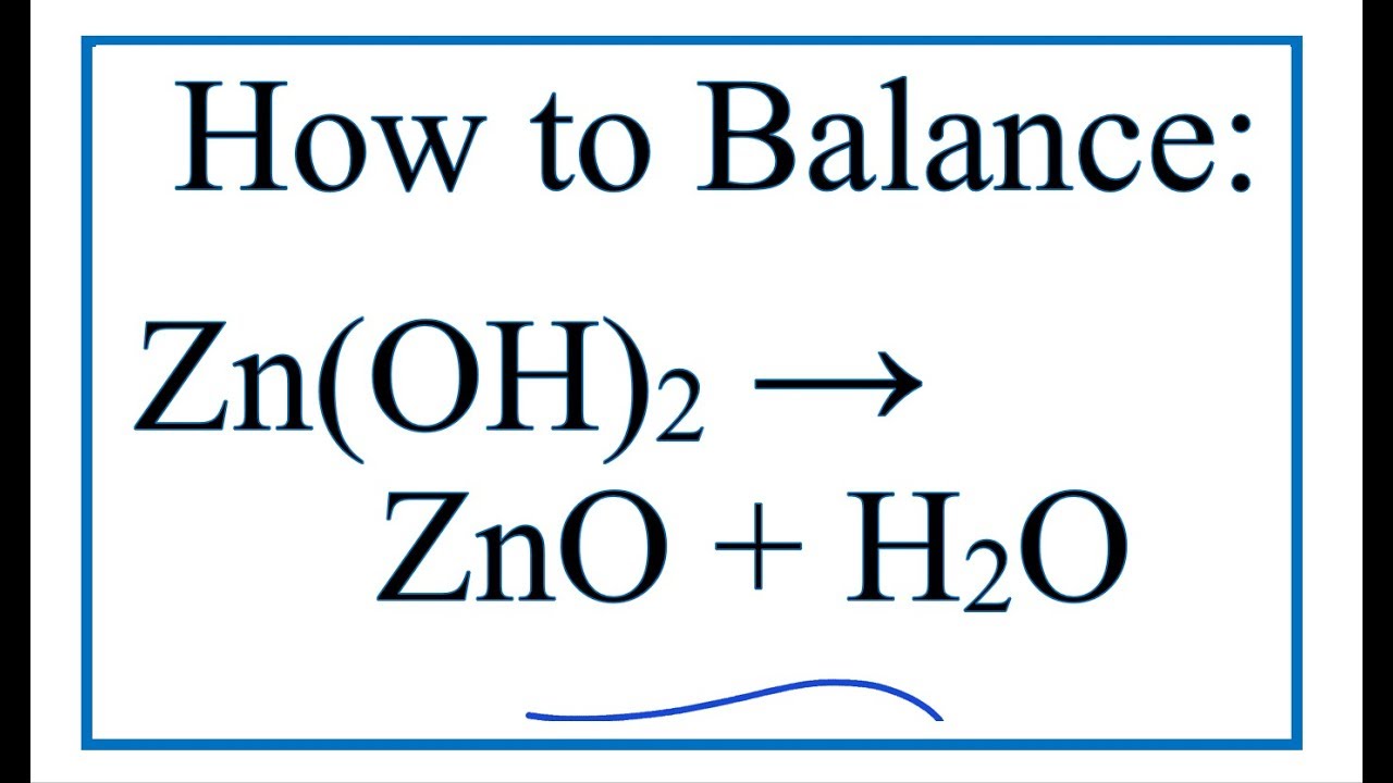 Zn(OH)2 ra ZnO: Phản ứng nhiệt phân và ứng dụng
