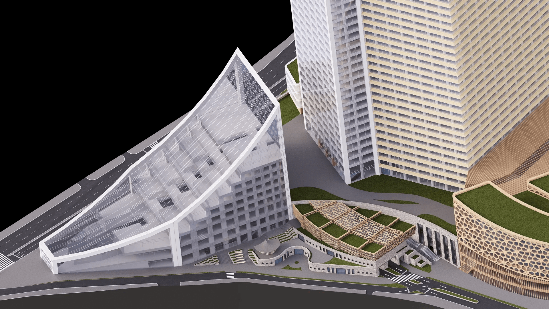 3d cutaway rendering