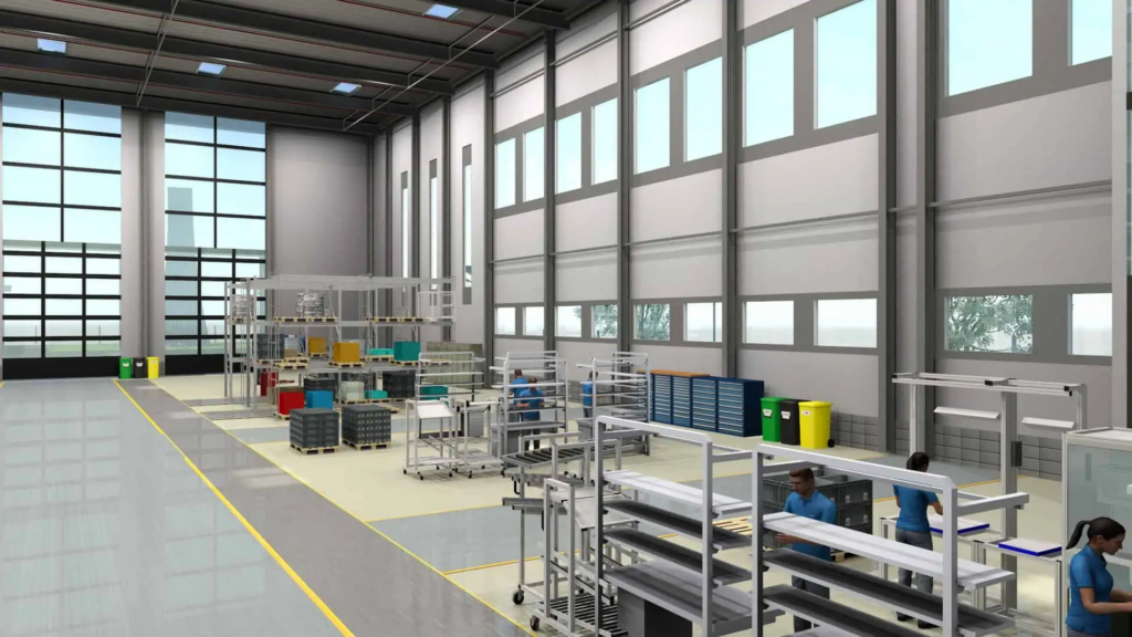 Industrial Architecture 3D Rendering