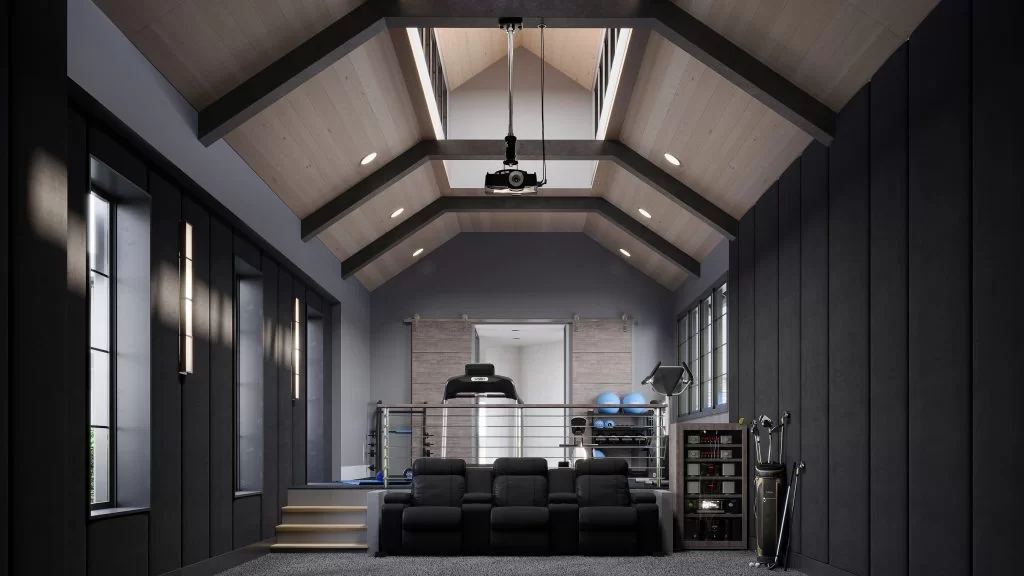 interior sports rendering 