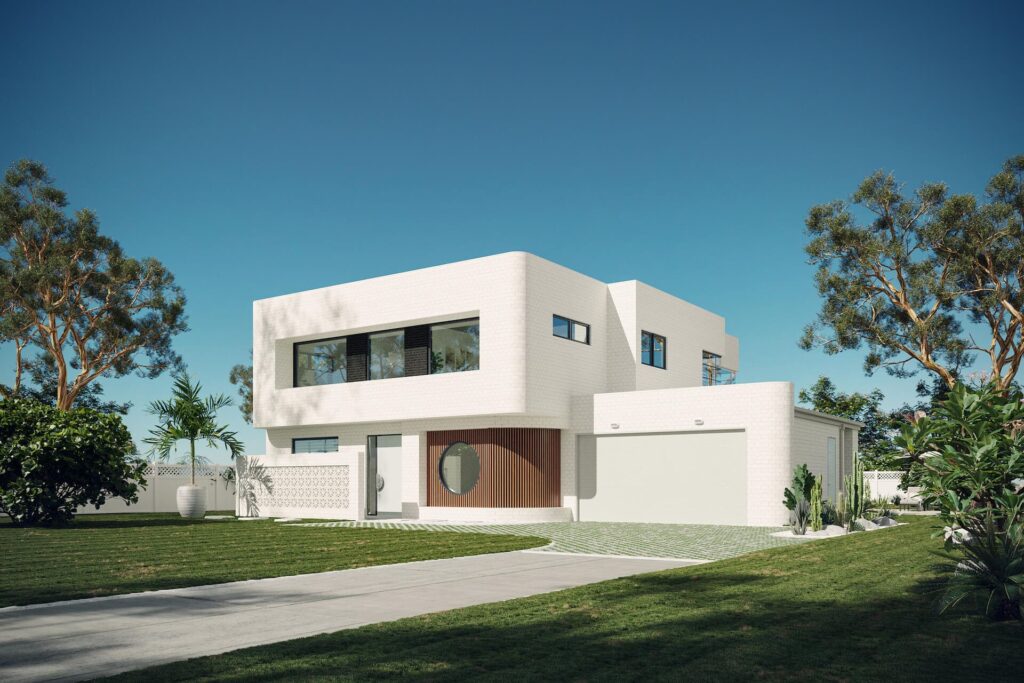 house ecterior rendering