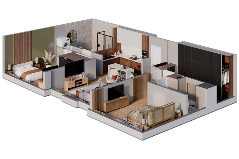 3d floor plan visualization