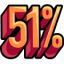 :51percent: