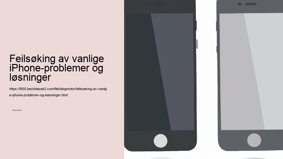 Feilsøking av vanlige iPhone-problemer og løsninger