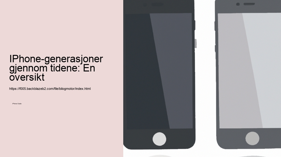 iPhone-generasjoner gjennom tidene: En oversikt