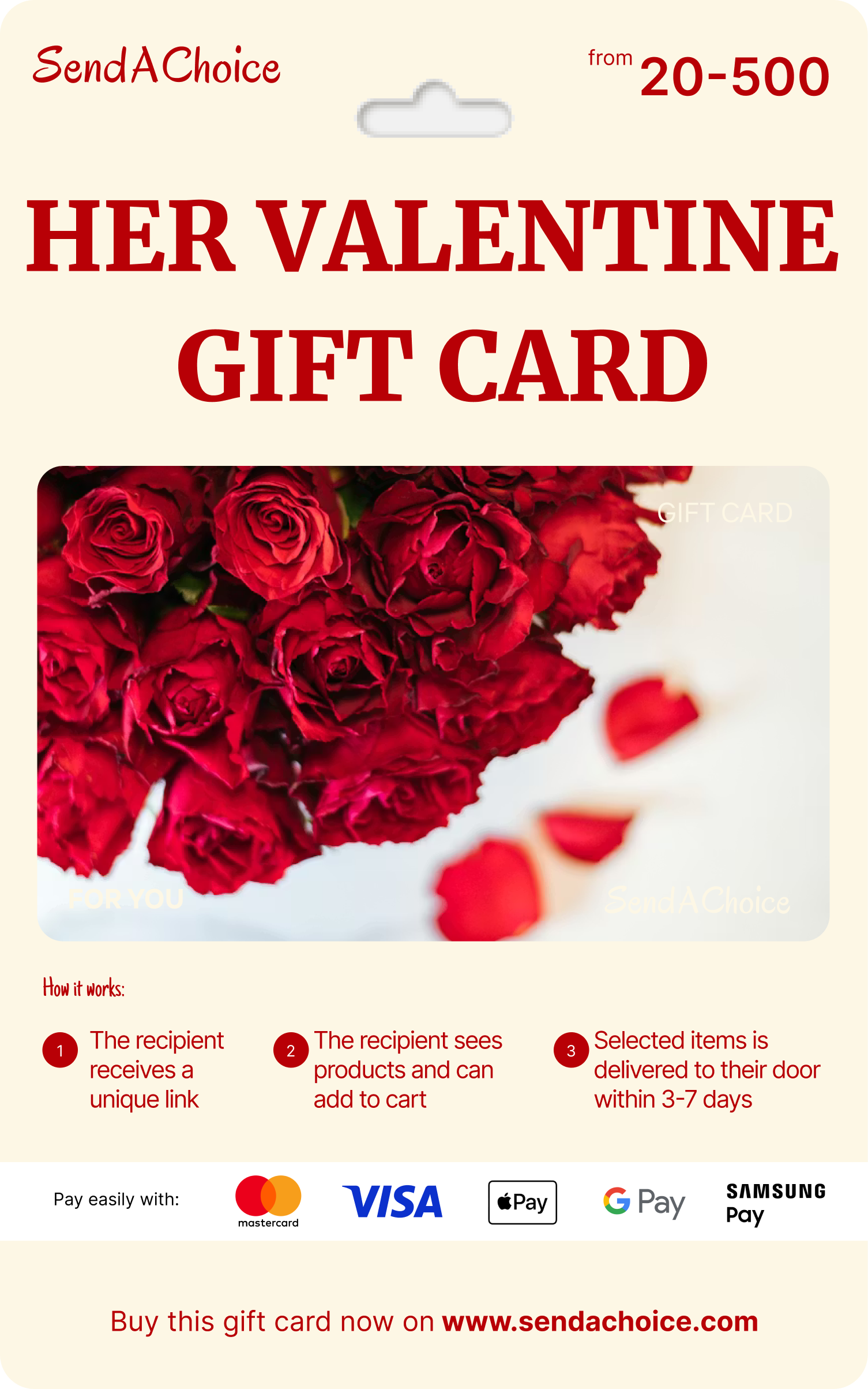 Valentine's For Her Choice Collection: The Gift She'd Choose for Herself
