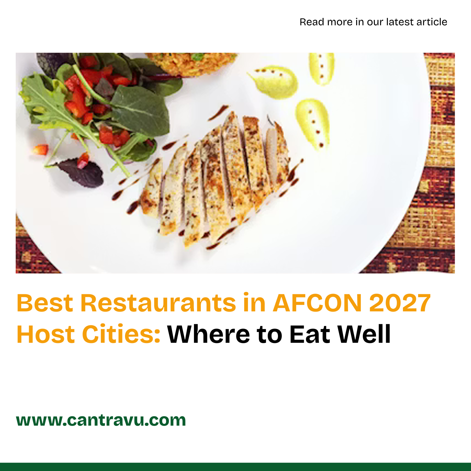 Best Restaurants in Each AFCON 2027 Host City
