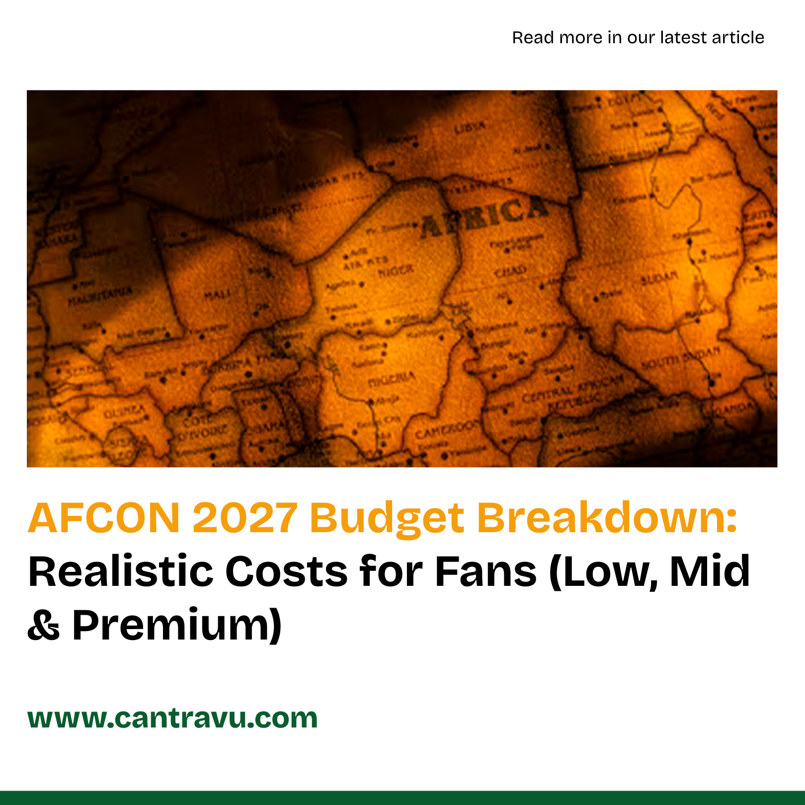 AFCON 2027 Budget Breakdown: Cheap vs Mid vs Premium Trips