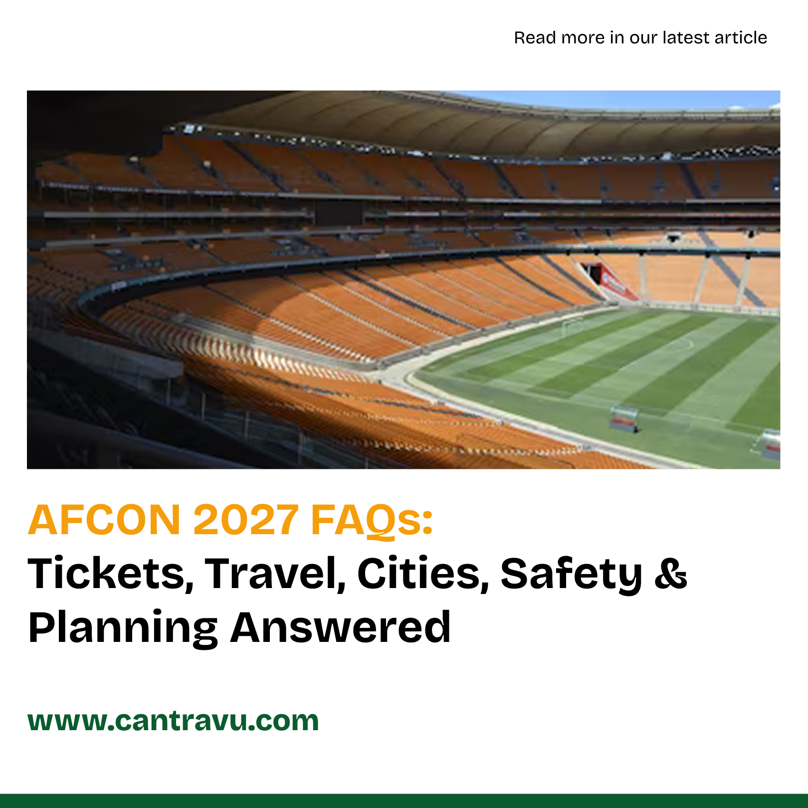 AFCON 2027 FAQs: Everything You Need to Know