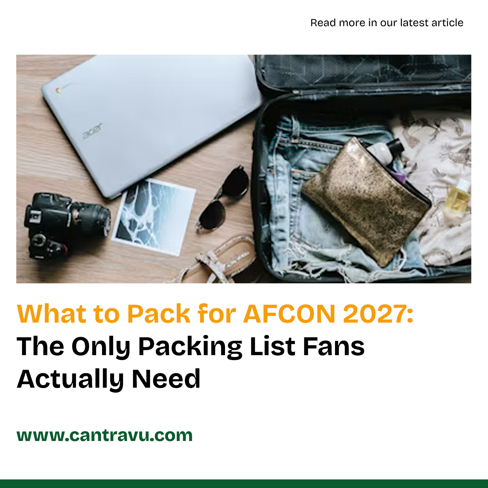 What to Pack for AFCON 2027: Complete Packing List