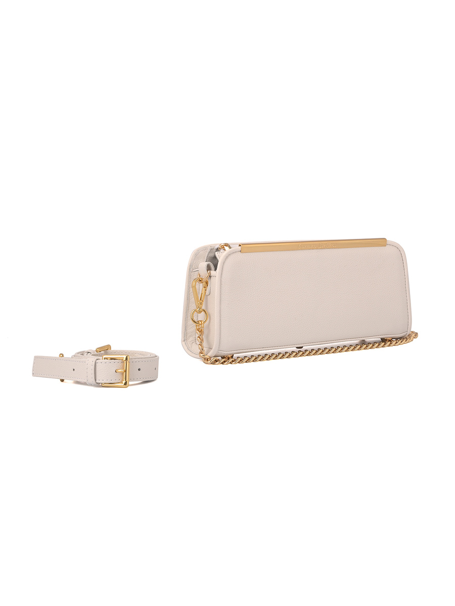White Bianco Baguette Bag