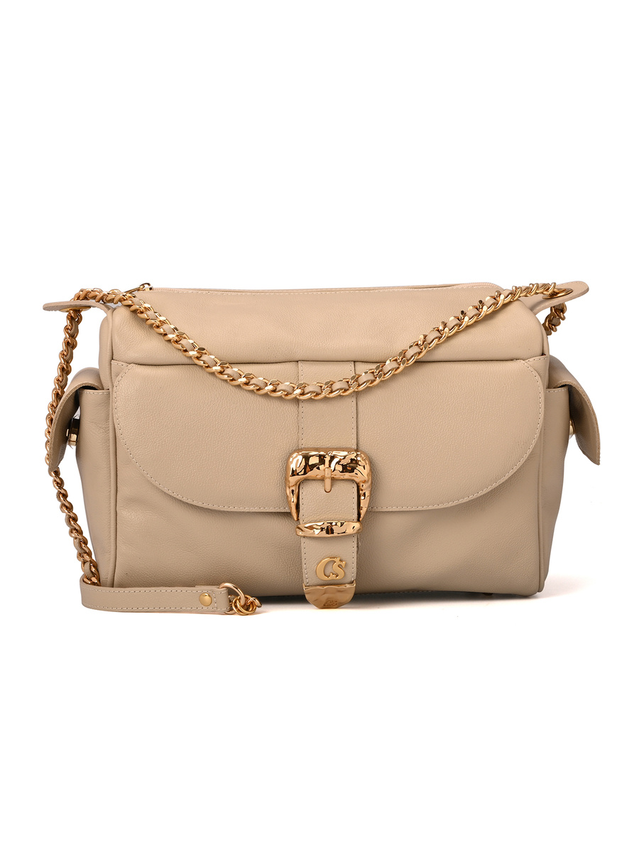Off-white Buckle Bag