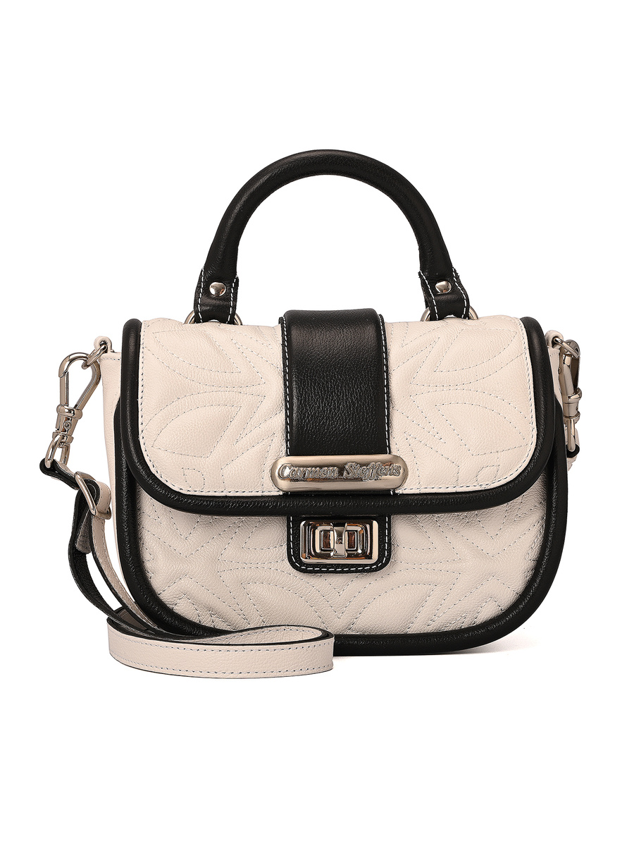 Top Handle White Bianco Bag