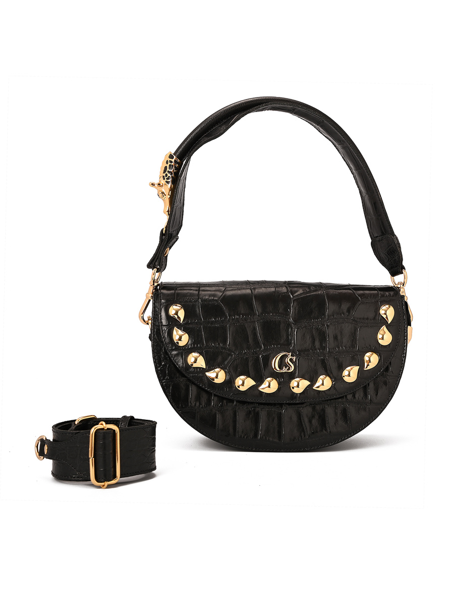 Black Saddle Bag