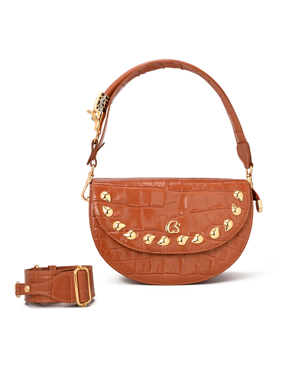 Brown Saddle Bag