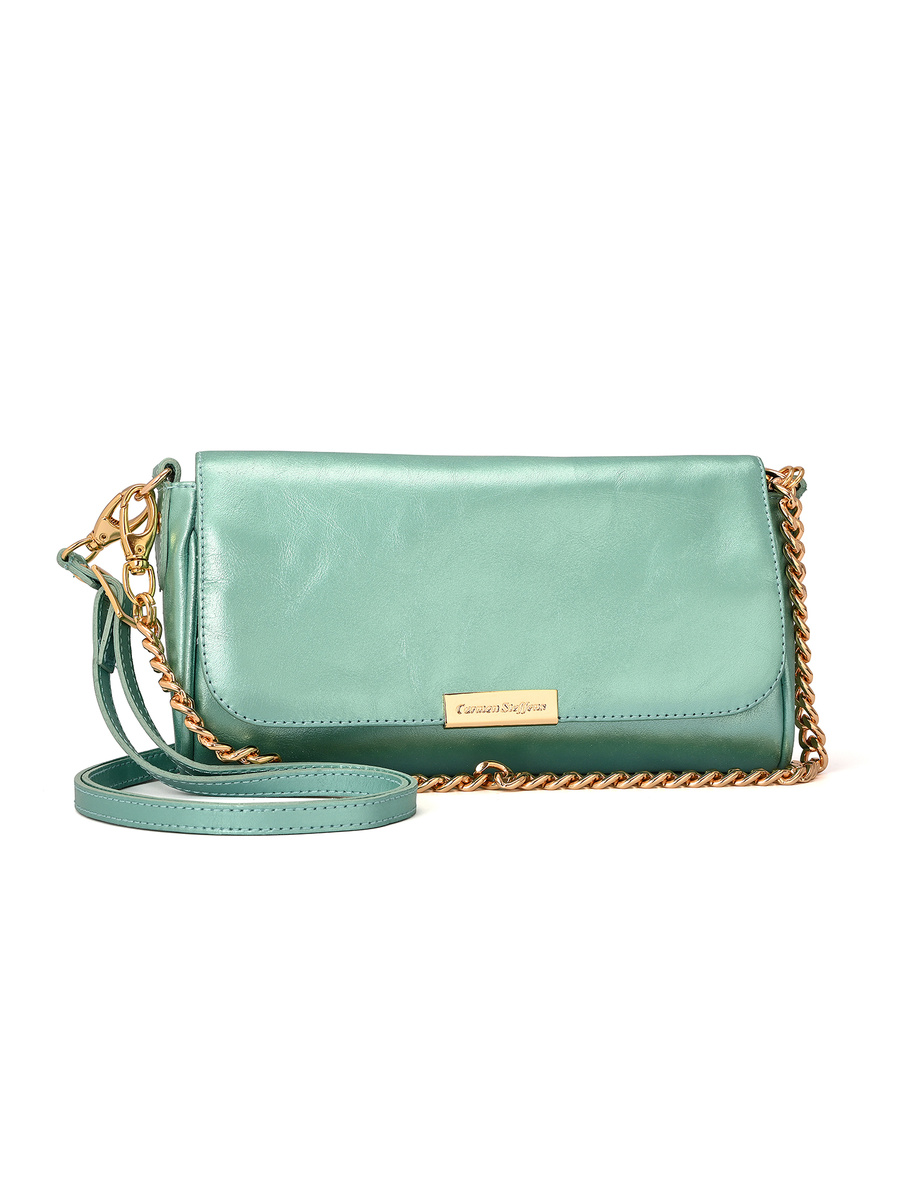 Mint Green Baguette Bag