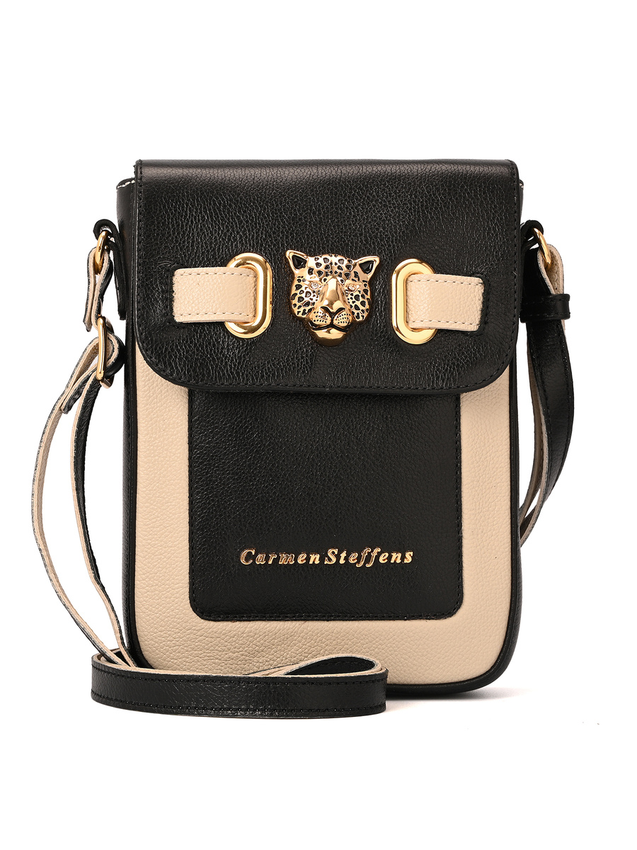 Crossbody Bag Leopard Off-White