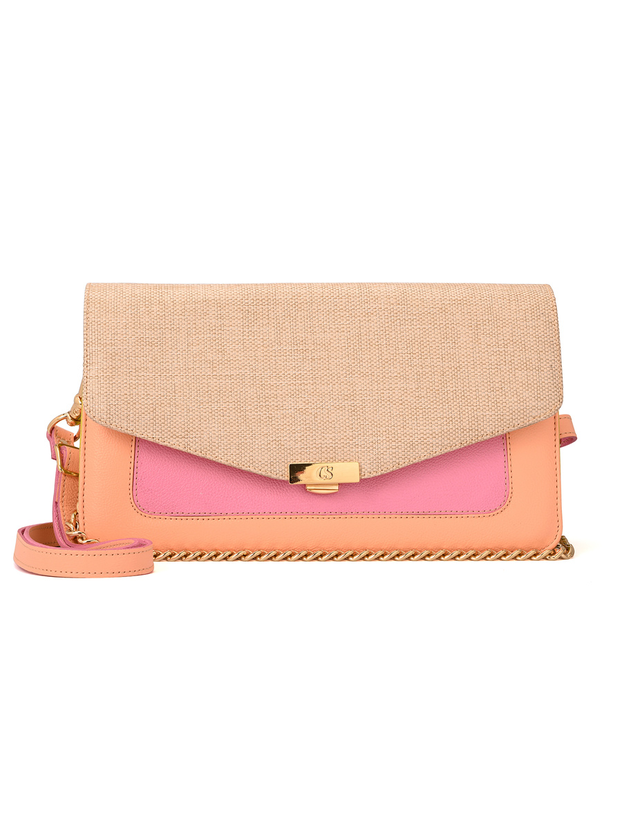 Crossbody Bag Straw and Color
