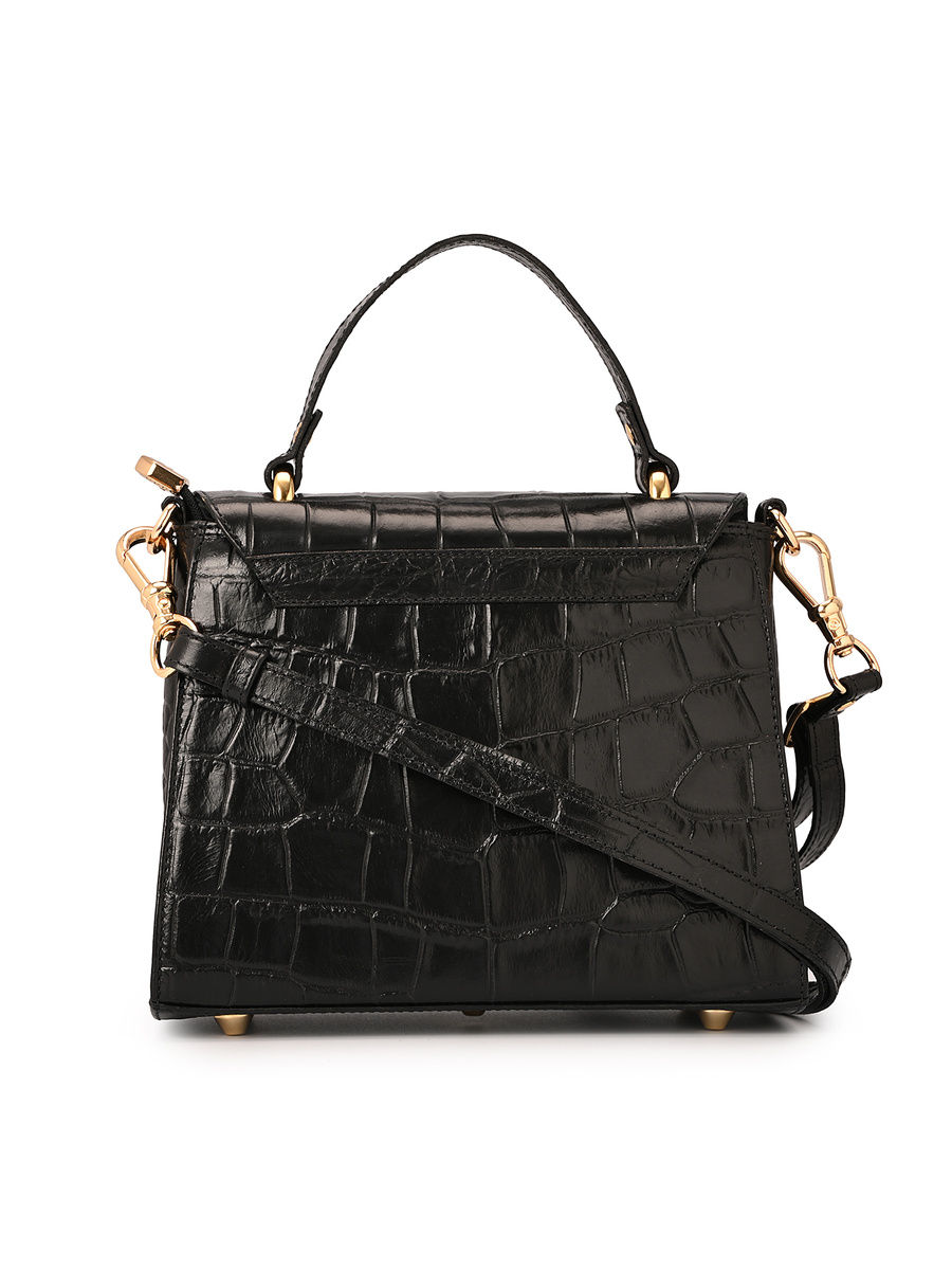 Classic Black Croco Bag