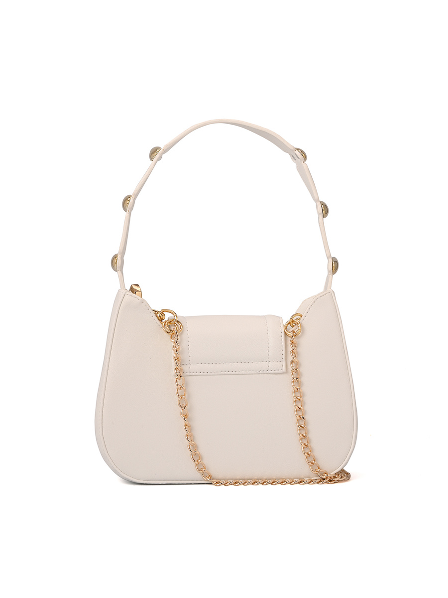Hobo Bag Metals White