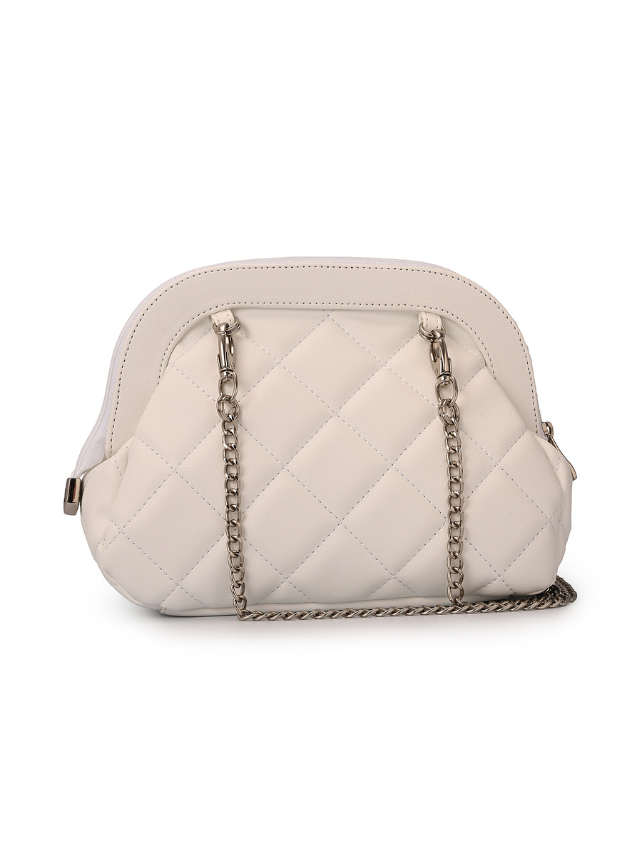Quilted Bag Cs White