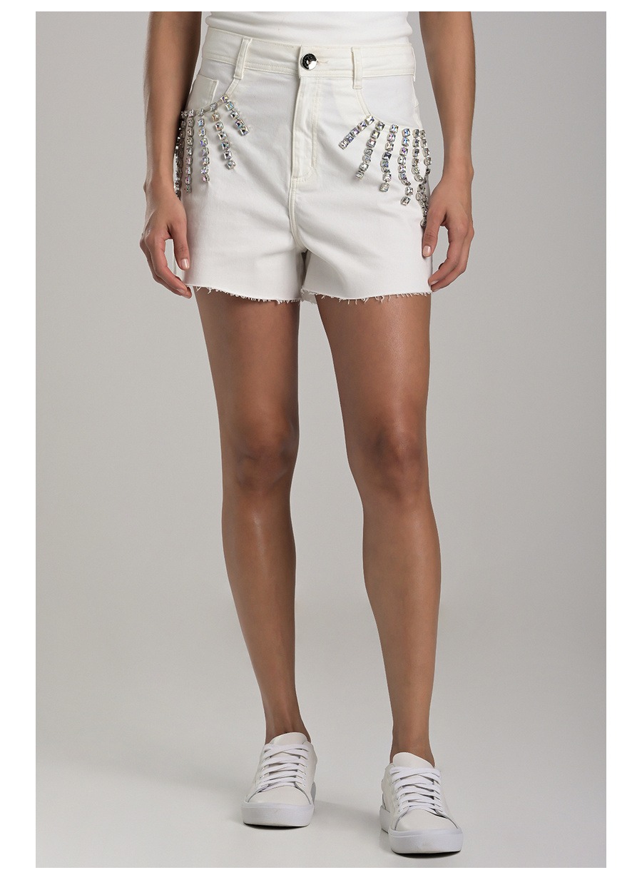 Short Mom Com Strass