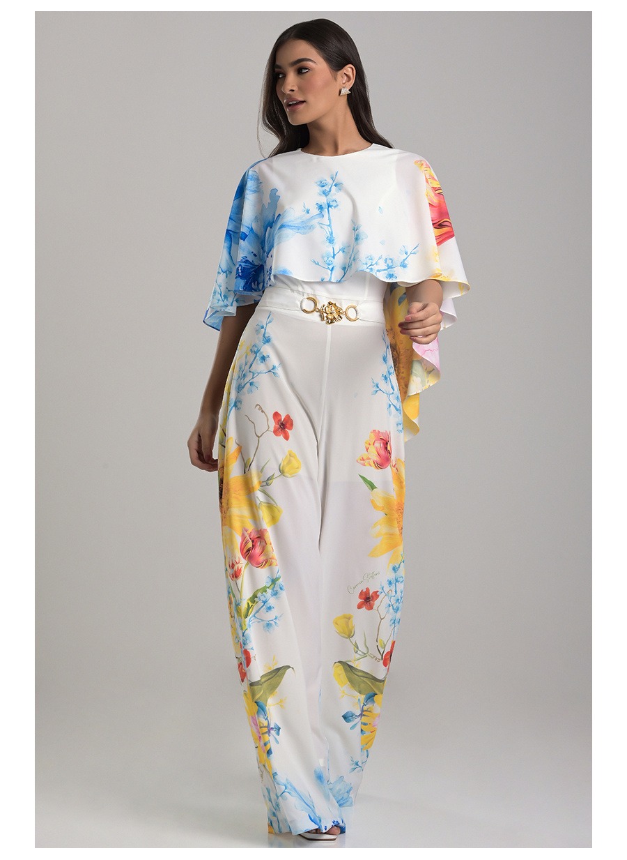Glam Print Jumpsuit