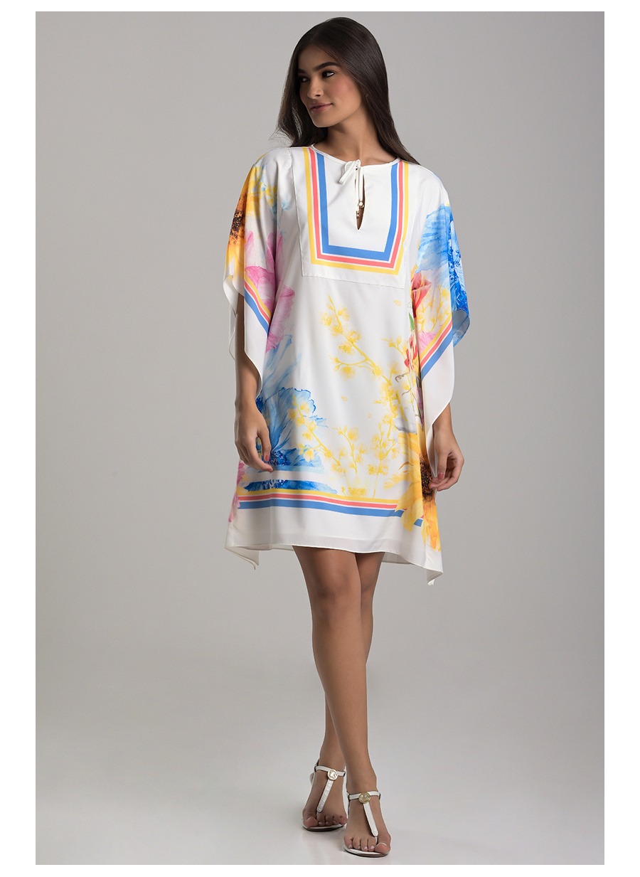 Loose Tunic Dress Printed